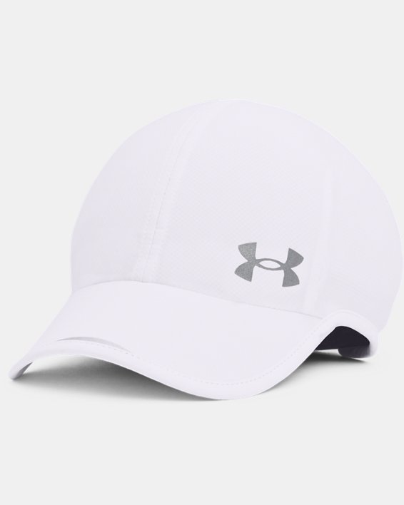 Women's UA Iso-Chill Launch Run Hat, White, pdpMainDesktop image number 0